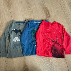 Tea Collection Boys Long Sleeve Shirt Bundle 3T